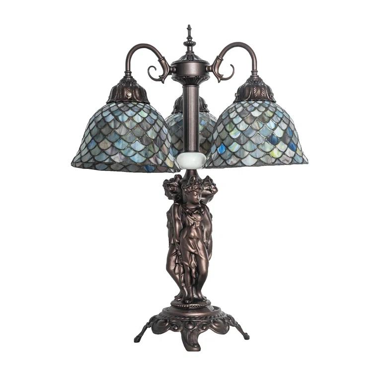 Meyda Lighting Meyda Tiffany & Stained Glass Metal Arched Lamp