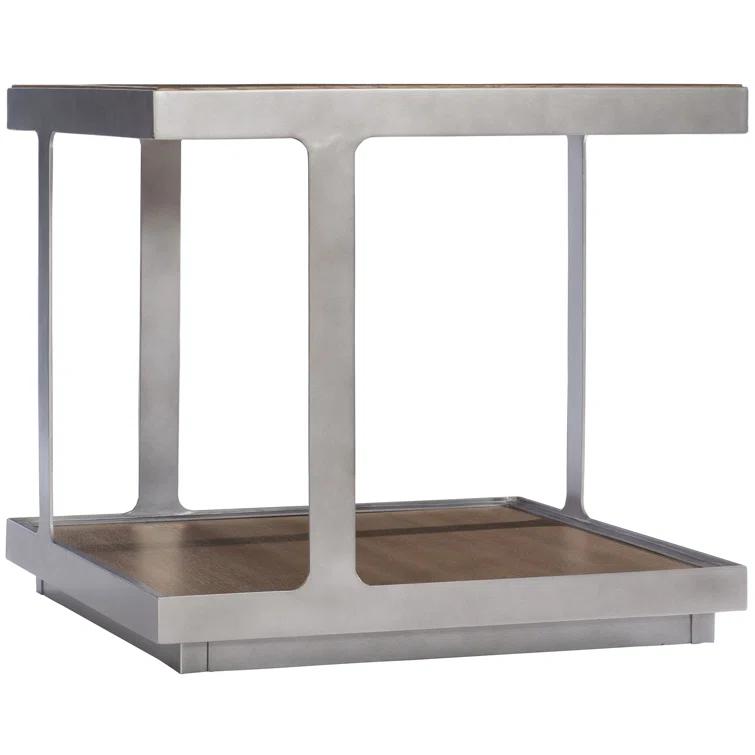 Belvedere Solid Wood Top End Table