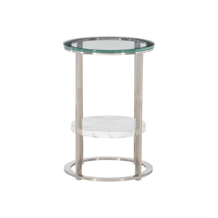 Lafayette Glass Top End Table