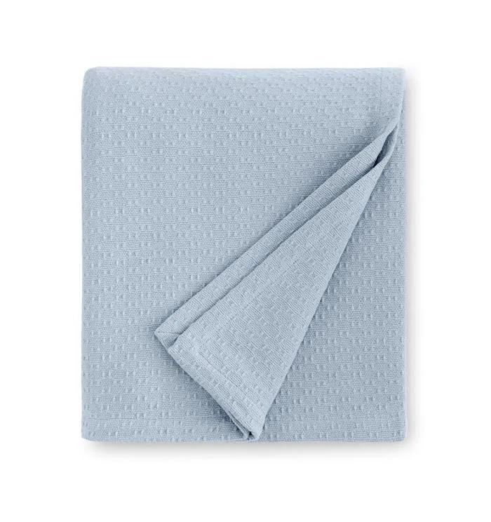 Portuguese Breeze Full-Size Solid Cotton Blanket