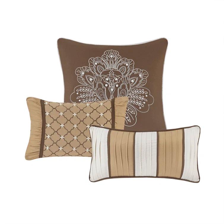 Madison Park Bellagio 7 Piece Jacquard Comforter Set