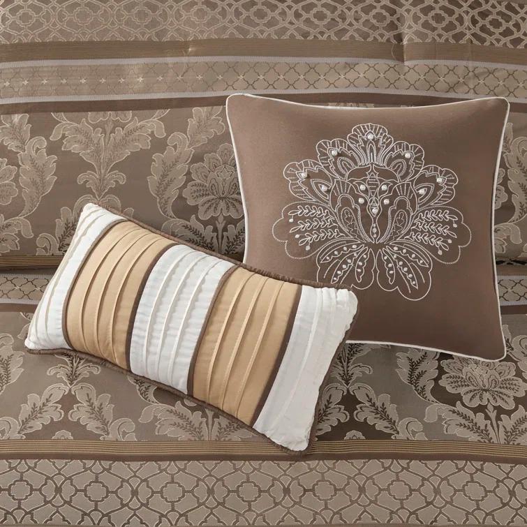 Madison Park Bellagio 7 Piece Jacquard Comforter Set