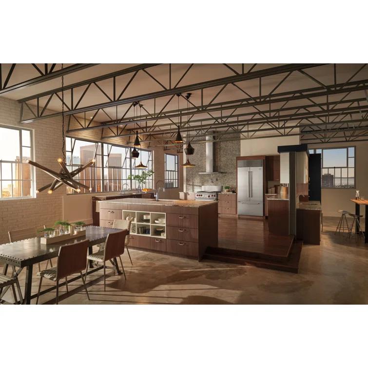 Sleek Stainless Steel 21.5" Modern Kitchen Faucet with 360 Swivel