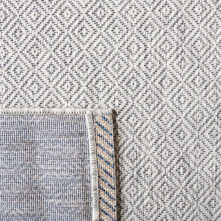Geometric Gray Indoor/Outdoor Area Rug