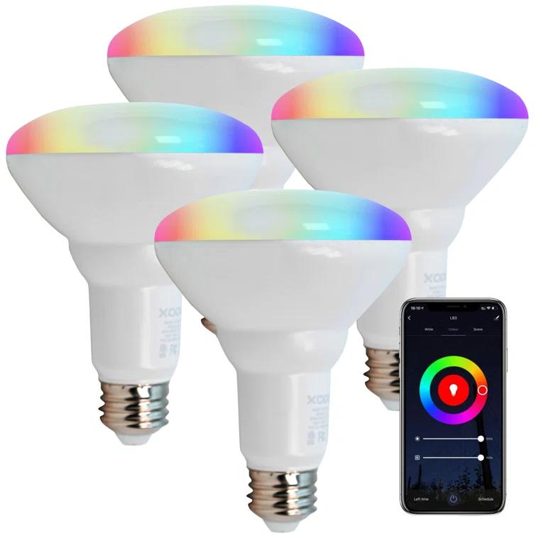 75 Watt Equivalent BR30 E26/Medium (Standard) Dimmable LED Smart Bulb