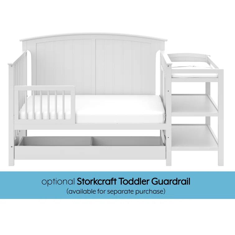Steveston 5-in-1 Convertible Crib and Changer with Storage