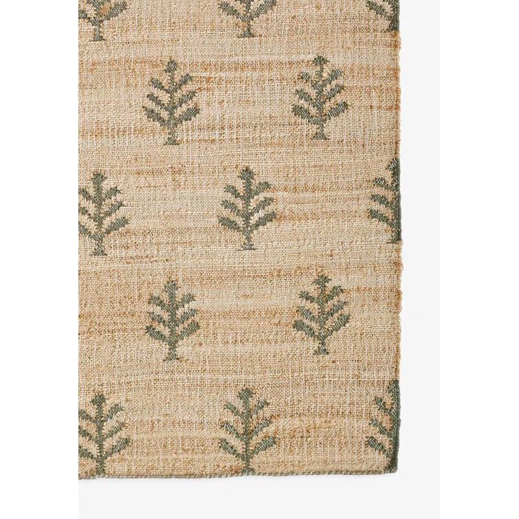 Erin Gates by Momeni Erin Gates by Momeni Orchard Verdure Natural Hand Woven Wool and Jute Area Rug