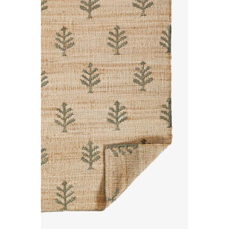 Erin Gates by Momeni Erin Gates by Momeni Orchard Verdure Natural Hand Woven Wool and Jute Area Rug