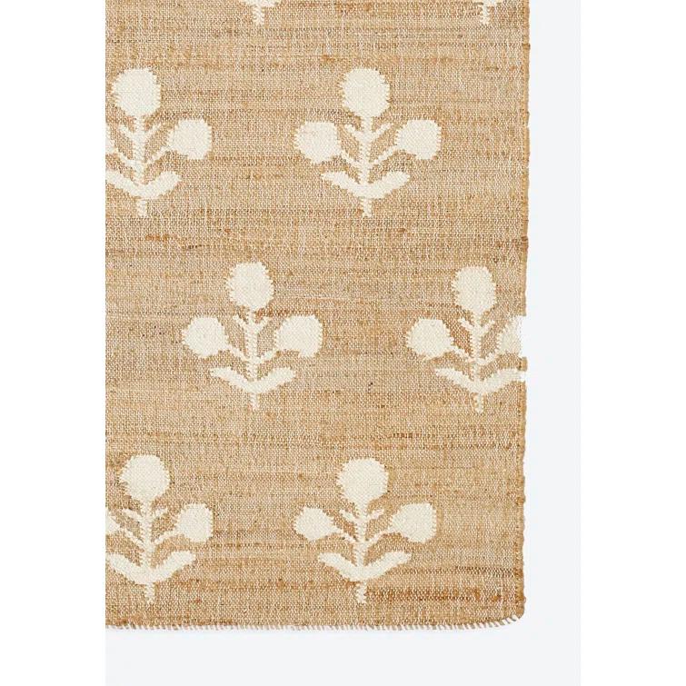 Erin Gates by Momeni Erin Gates by Momeni Orchard Bloom Natural Hand Woven Wool and Jute Area Rug