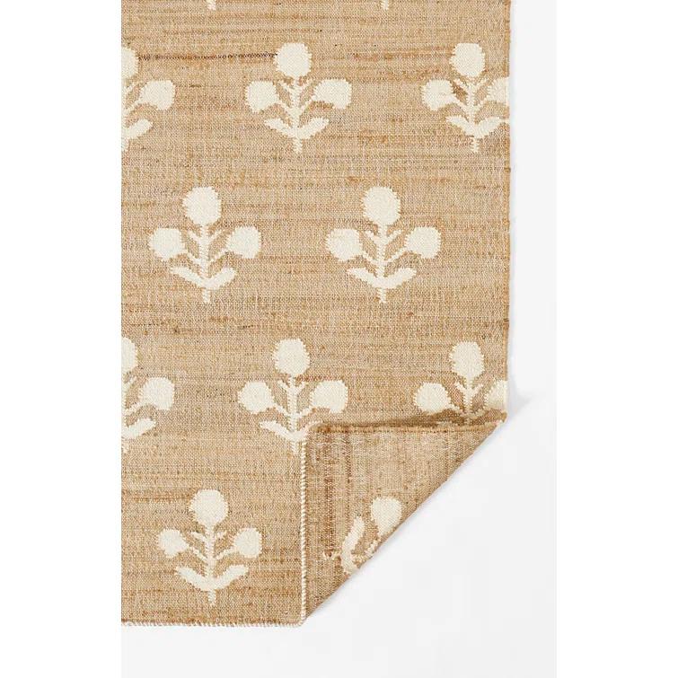 Erin Gates by Momeni Erin Gates by Momeni Orchard Bloom Natural Hand Woven Wool and Jute Area Rug