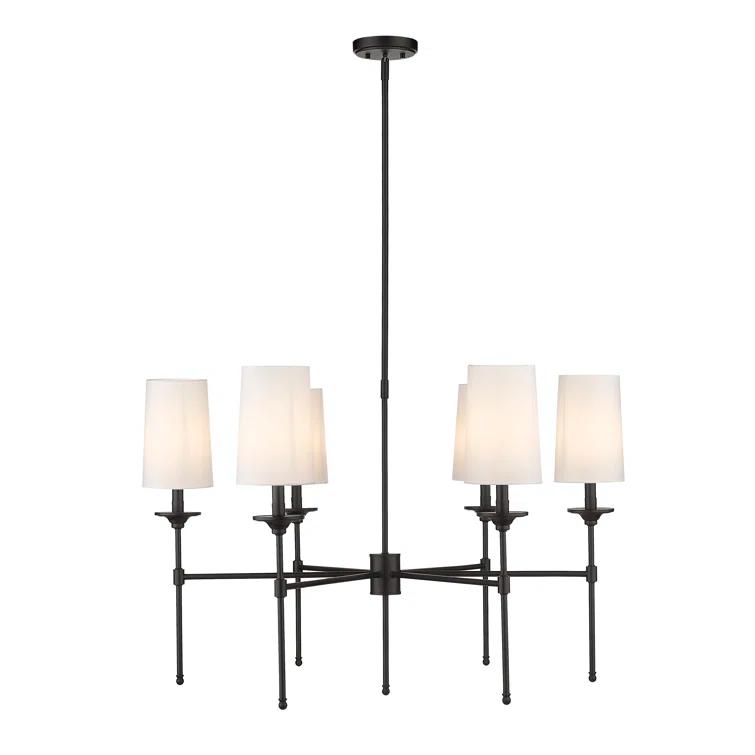 Hayse 6 - Light Dimmable Classic / Traditional Chandelier