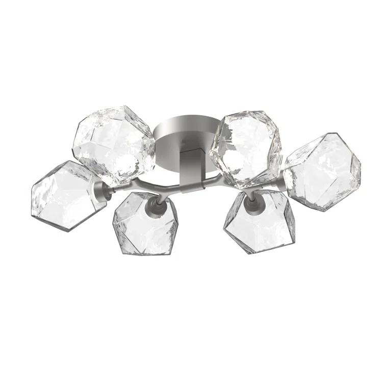 Gem Glass LED Flush Mount
