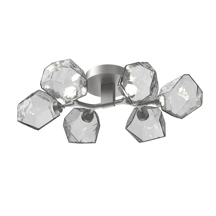Gem Glass LED Flush Mount