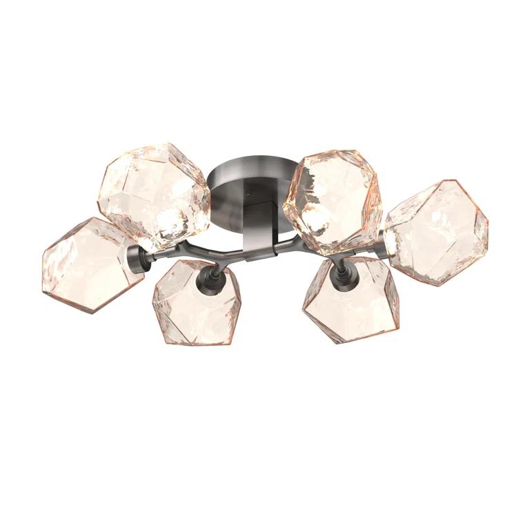 Gem Glass LED Flush Mount