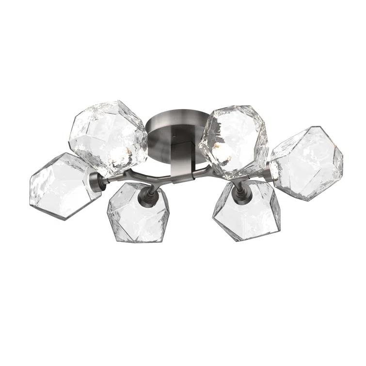 Gem Glass LED Flush Mount