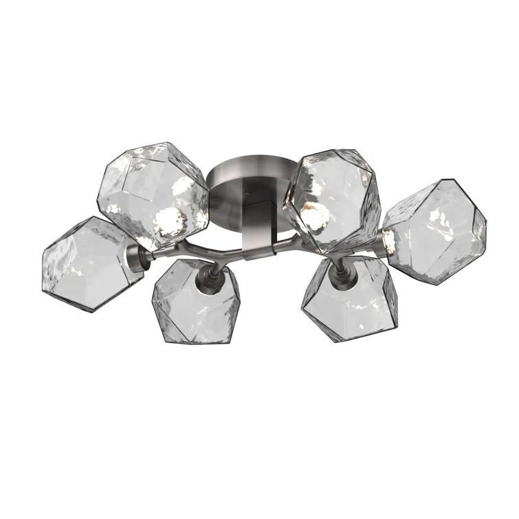 Gem Glass LED Flush Mount