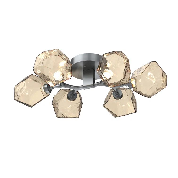 Gem Glass LED Flush Mount