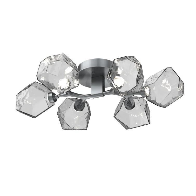 Gem Glass LED Flush Mount