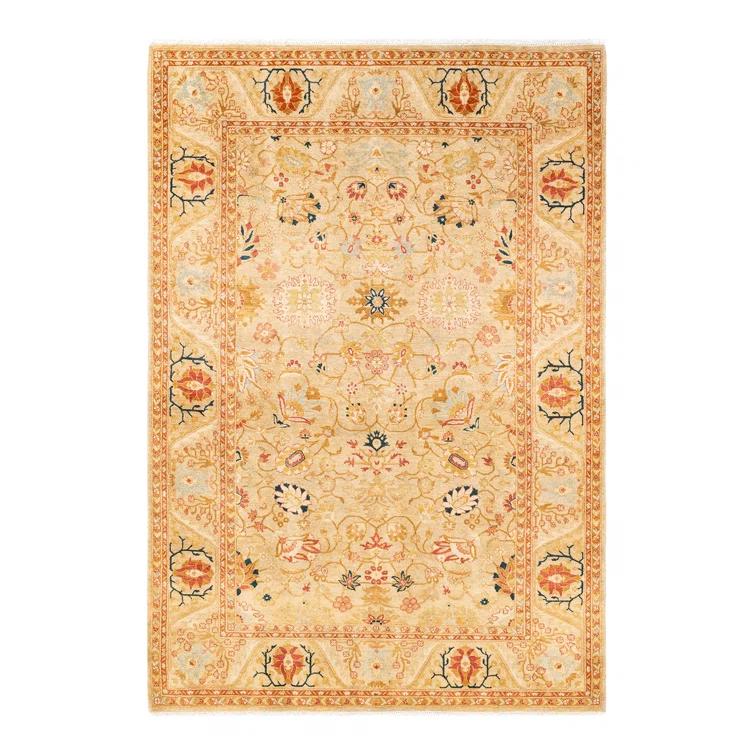 Solo Rugs Classic, One-of-a-Kind Hand-Knotted Area Rug - Sand, 4'9" x 6'10" & Reviews | Perigold