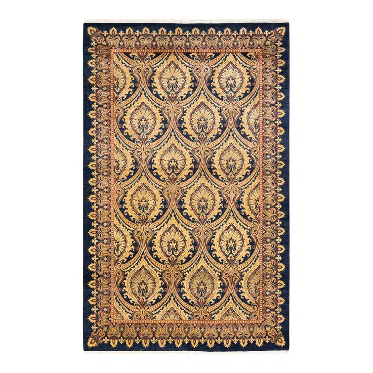 Solo Rugs Classic, One-Of-A-Kind Hand-Knotted Area Rug - Blur, 5' 3" X 8' 4" & Reviews | Perigold
