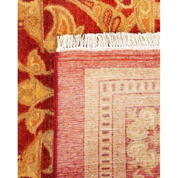 The Twillery Co.® Keenan One-Of-A-Kind Hand-Knotted Area Rug - Rust, 10'3" x 14'9"