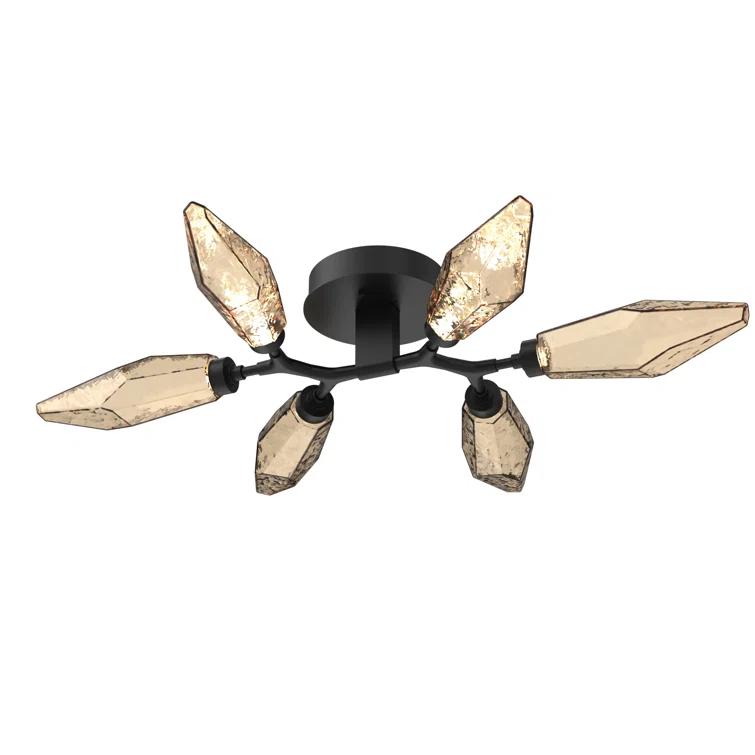 Crystal LED Flush Mount