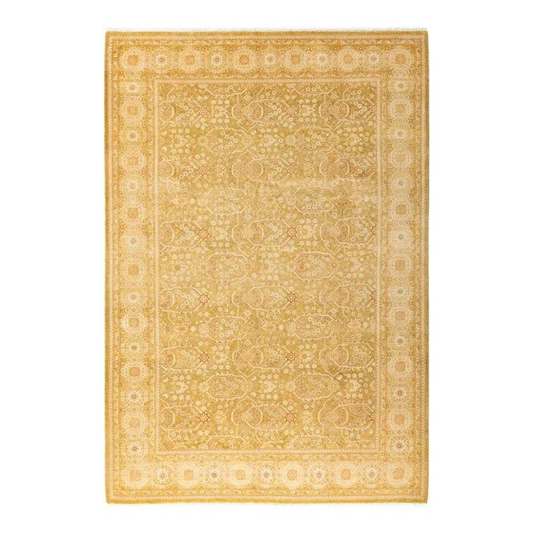 Solo Rugs Classic One-of-a-Kind Hand-Knotted Area Rug - Lime, 6'2" x 8'10" & Reviews | Perigold
