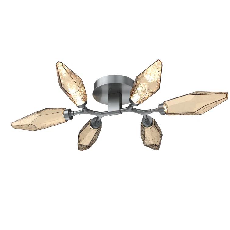 Crystal LED Flush Mount