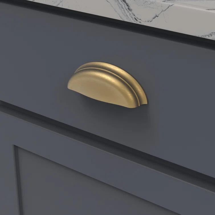 Belwith Keeler Fuller 3 3/4'' Center To Center Cup/Bin Pull