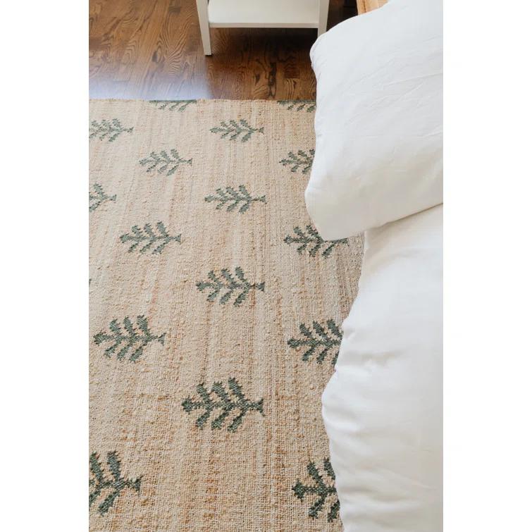 Erin Gates by Momeni Erin Gates by Momeni Orchard Verdure Natural Hand Woven Wool and Jute Area Rug