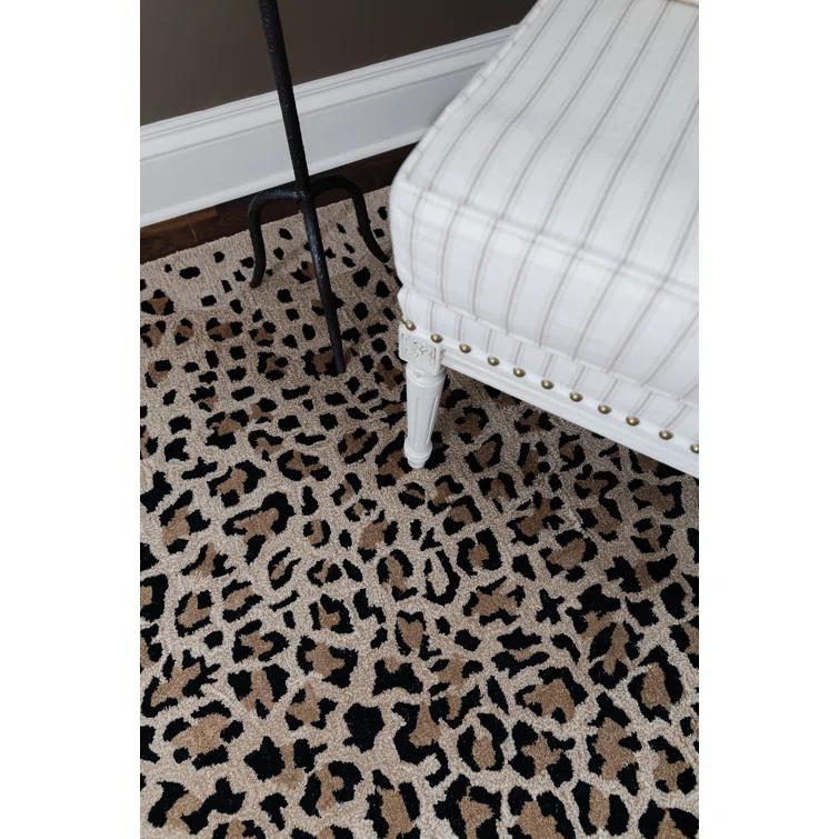 Willa Arlo™ Interiors Katherine Wool Animal Print Indoor Rug