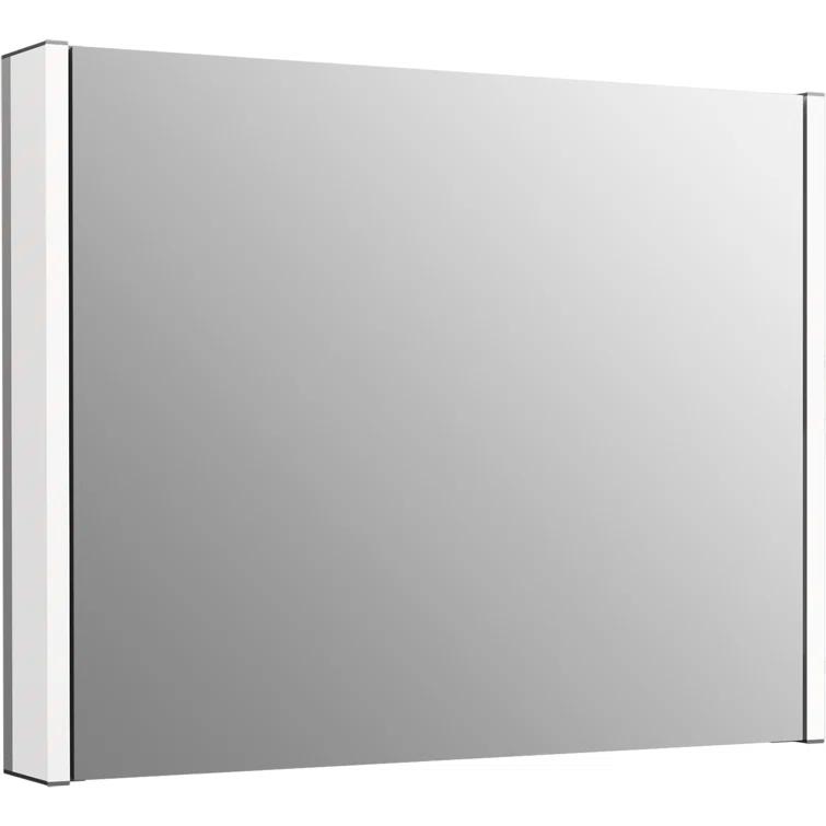 Maxstow Surface Mount Frameless Medicine Cabinet with LED Lighting