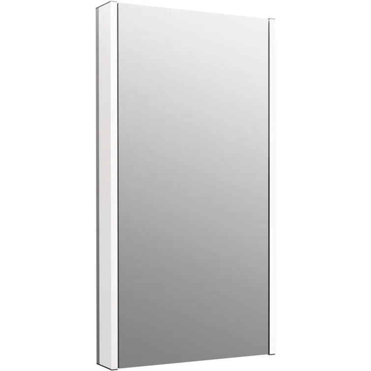 Maxstow Surface Mount Frameless Medicine Cabinet with LED Lighting