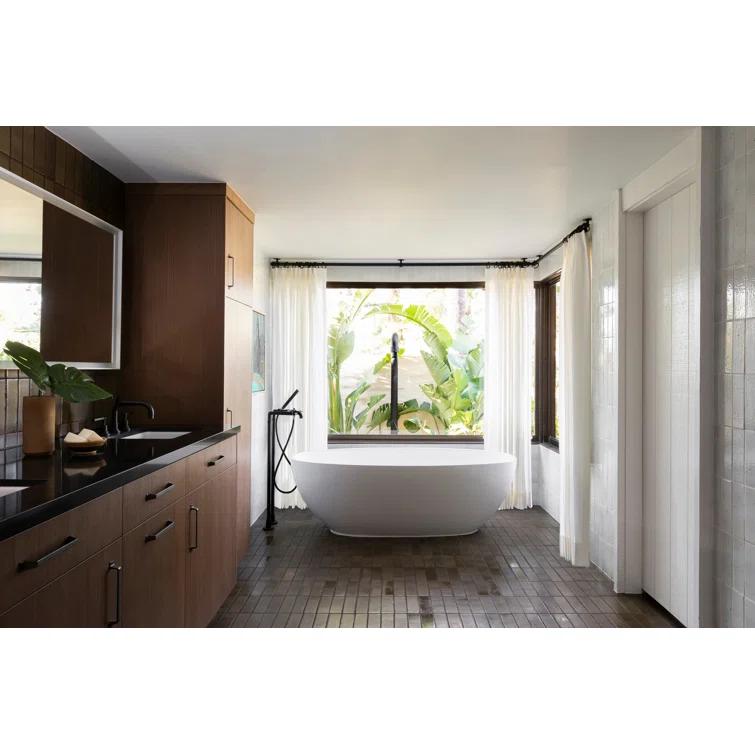 Lombardia Floor Mount Tub Filler