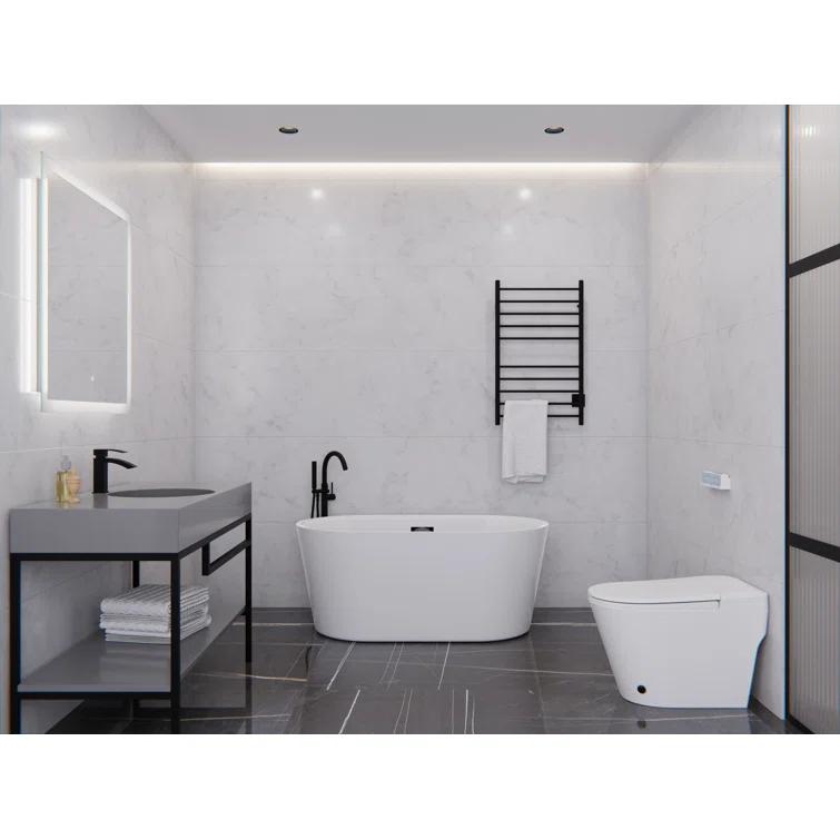 67'' x 32'' Freestanding Soaking Acrylic Bathtub