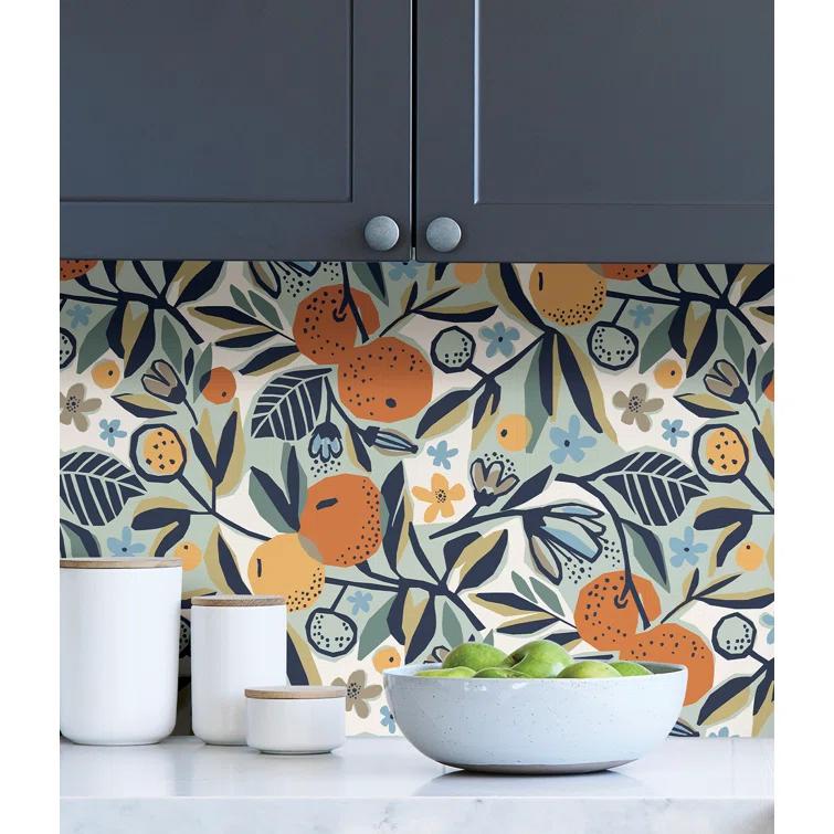 Peel & Stick Floral Roll