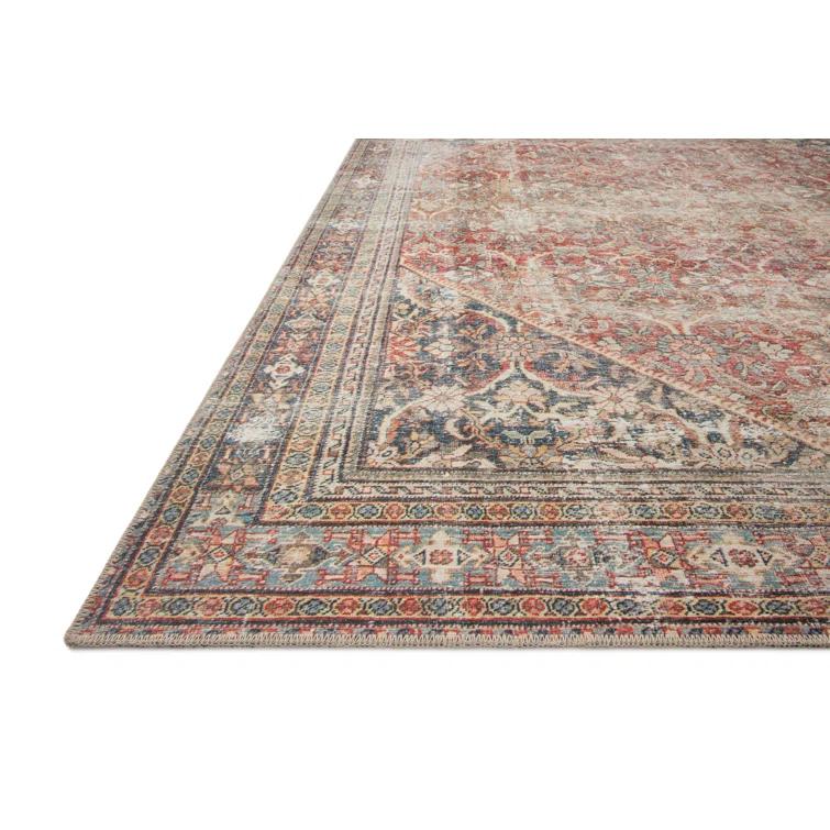 Amber Lewis x Loloi Amber Lewis x Loloi Georgie Red / Navy Area Rug