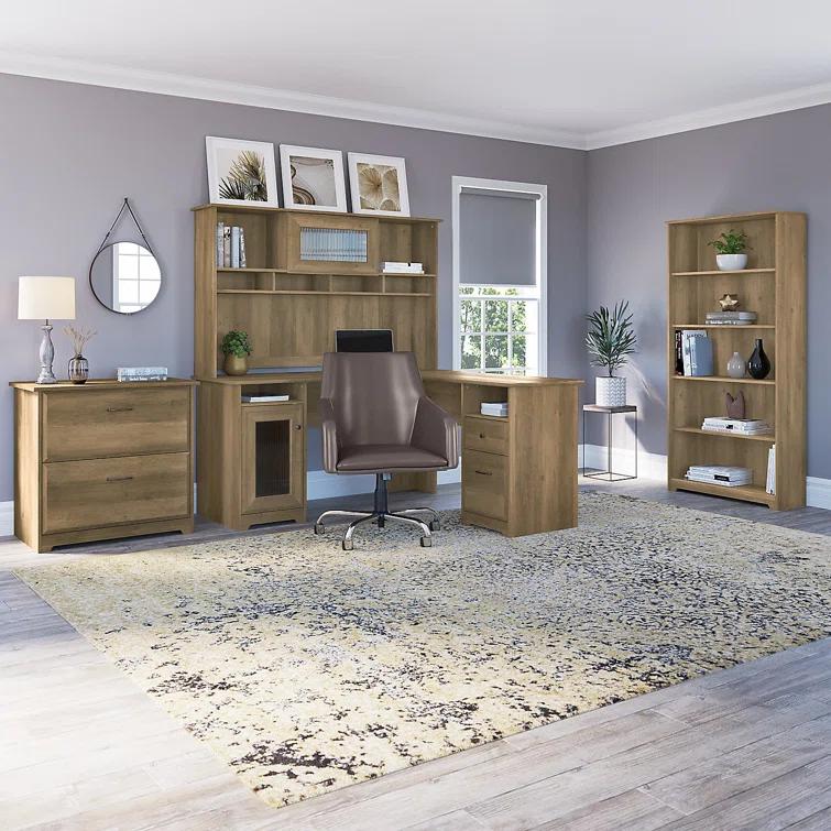 Shelonda 5 Shelf 66" Standard Bookcase