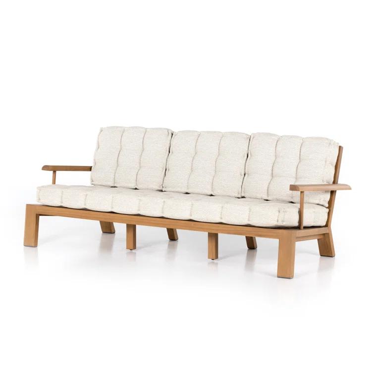 Amabel Indoor / Outdoor Sofa - Natural Teak / 85"W