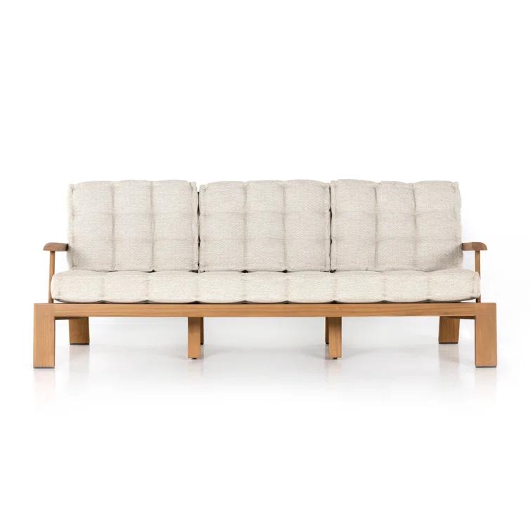 Amabel Indoor / Outdoor Sofa - Natural Teak / 85"W