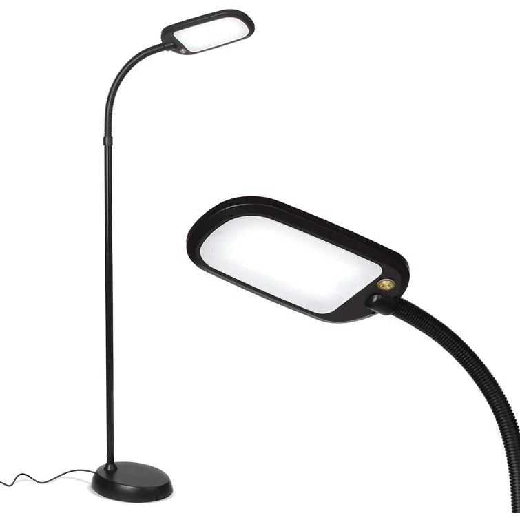 Brightech Litespan Slim 55 in. Industrial Dimmable LED Directional Task Floor Lamp