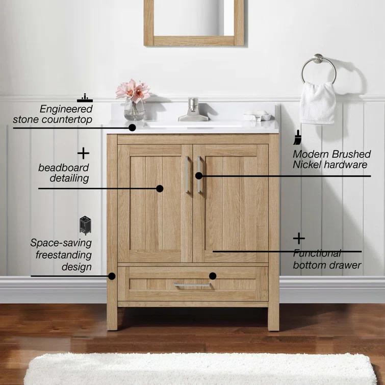 OVE Decors Kansas 30" Single Bathroom Vanity