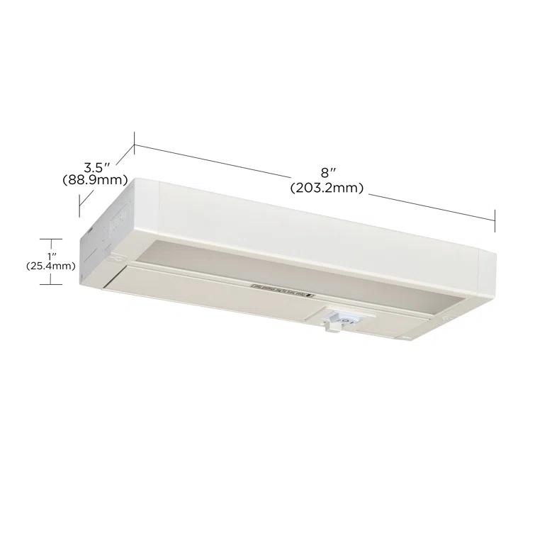 LED 8" Under Cabinet Light Bar CCT Selectable 3000K/4000K/5000K