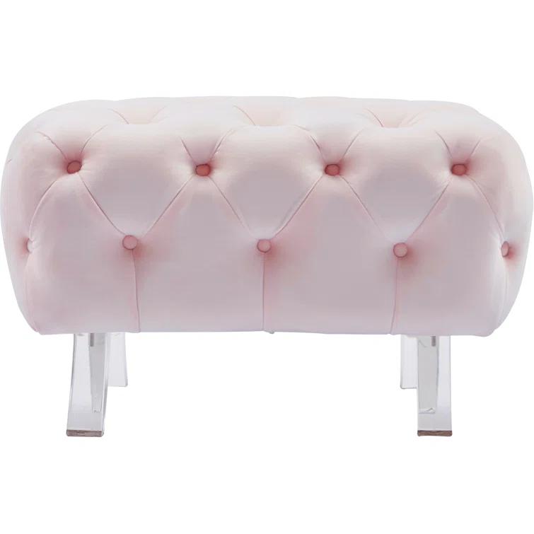Anneluise Velvet Ottoman