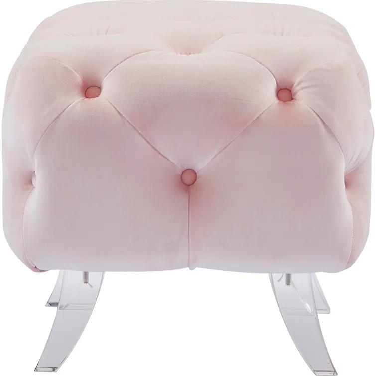 Anneluise Velvet Ottoman