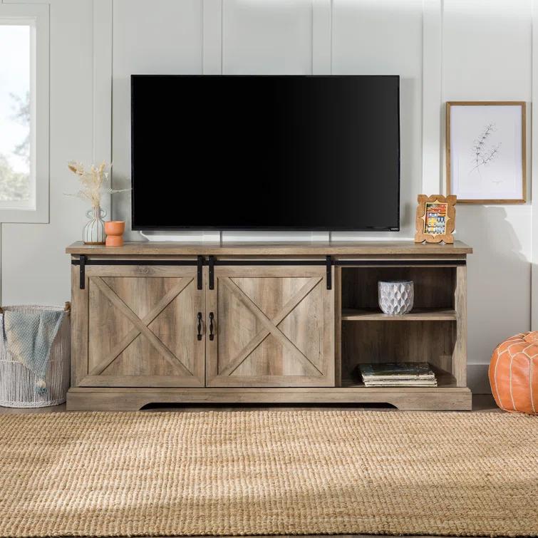 Carterton Sliding Door TV Stand for TVs