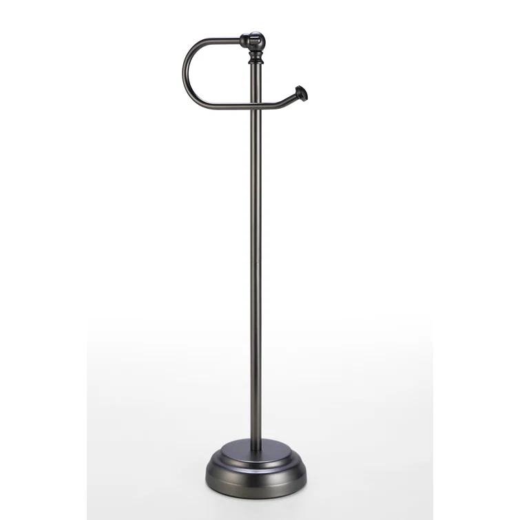 Bathroom Free Standing Toilet Paper Roll Holder Stand