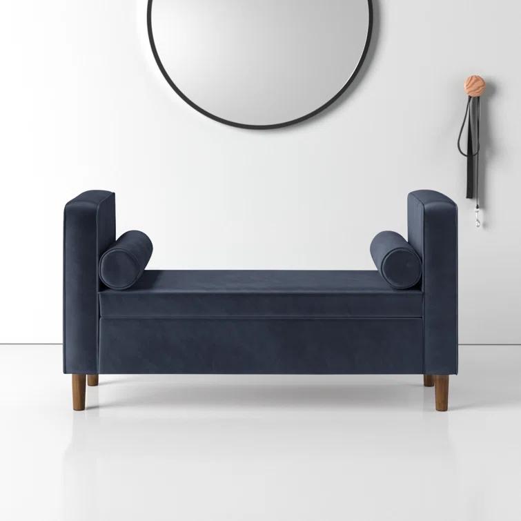 Kaj Velvet Storage Bench