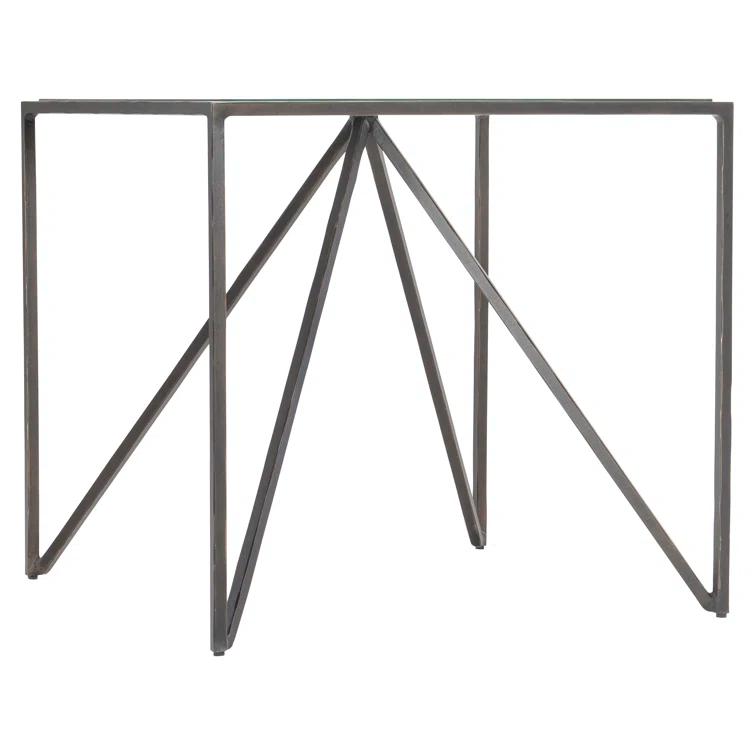 Fulton Glass Top End Table