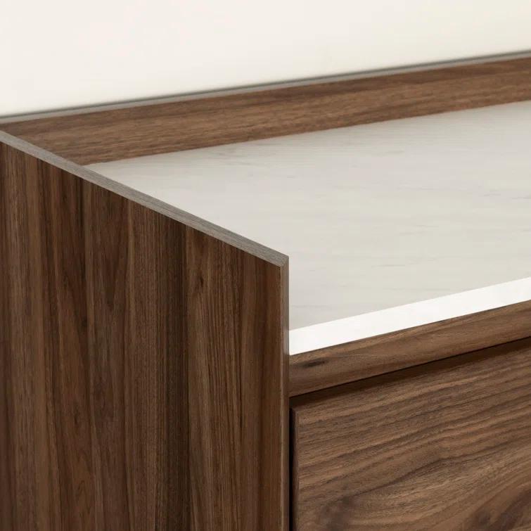 Hype 2 Drawer End Table with Storage